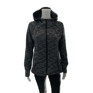 Spyder Black/Gray Heathered Pre-Owned Ladies Jacket - Size Medium